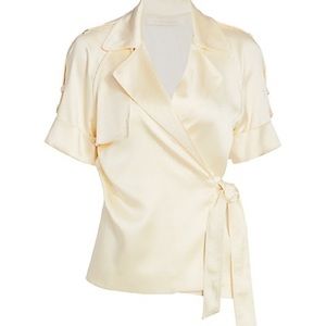 Jonathan Simkhai Kelsey Fluid Satin Top